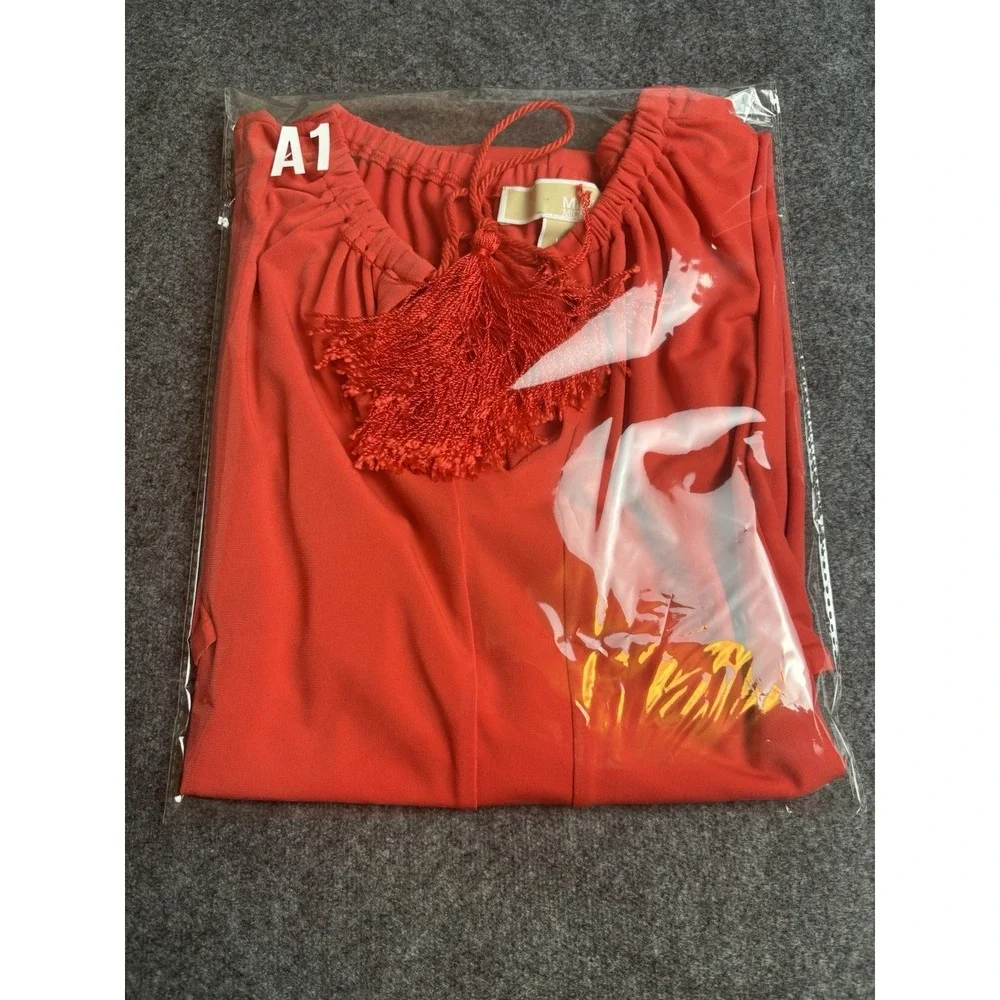 Michael Kors Sleeveless Orange dress   A4